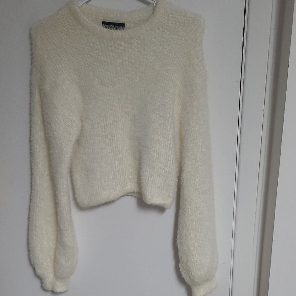 Streetwear Society Cream Crew Neck Sweater